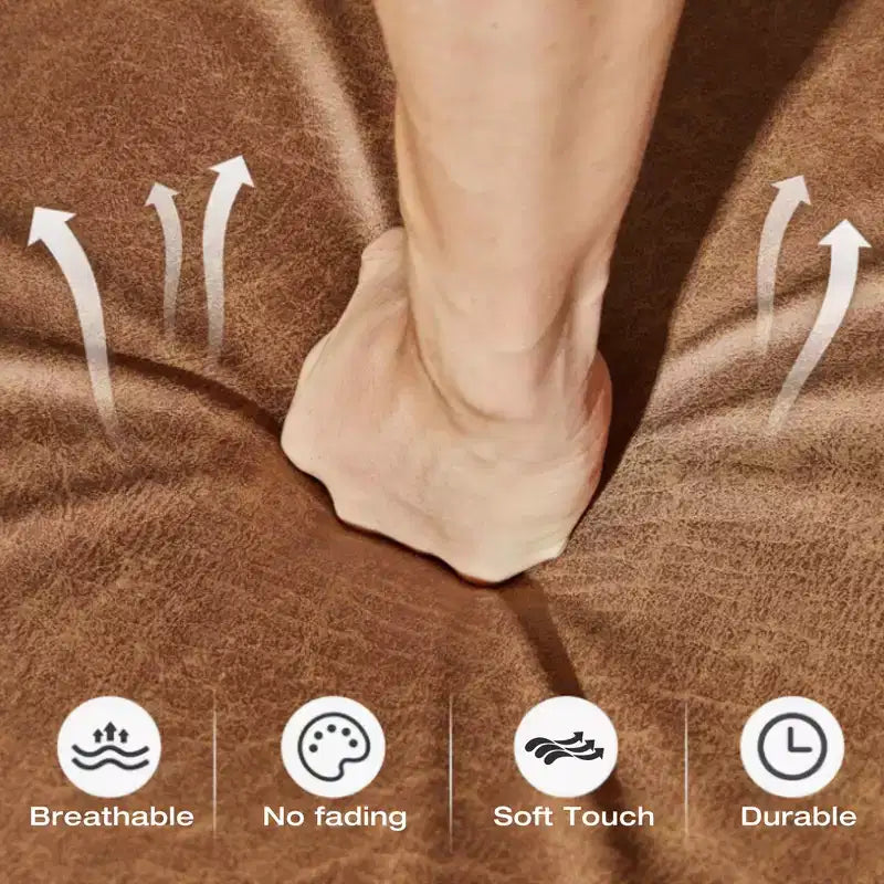 Fauteuil de bureau moderne en similicuir, pivotant à 360° et réglable en hauteur