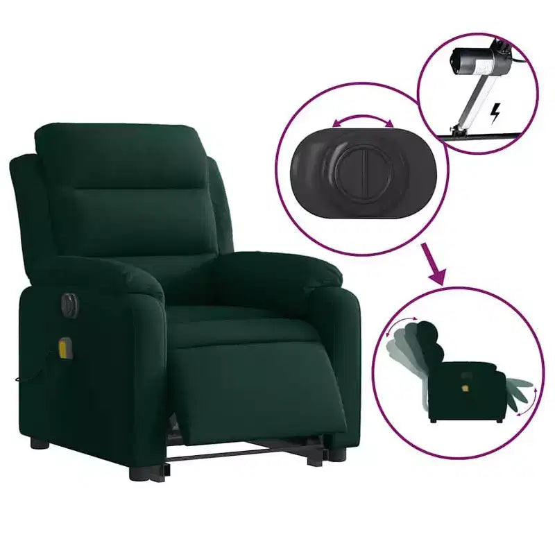 Fauteuil inclinable massant