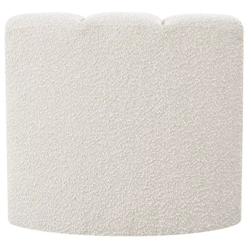 Chaise d'angle courbée en tissu bouclette Meridian Furniture Arc