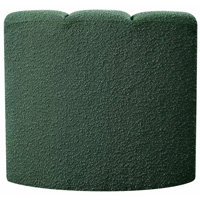 Chaise d'angle courbée en tissu bouclette Meridian Furniture Arc