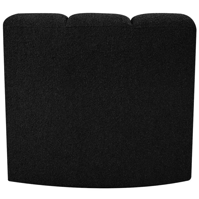 Chaise d'angle courbée en tissu bouclette Meridian Furniture Arc