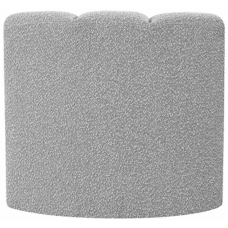 Chaise d'angle courbée en tissu bouclette Meridian Furniture Arc