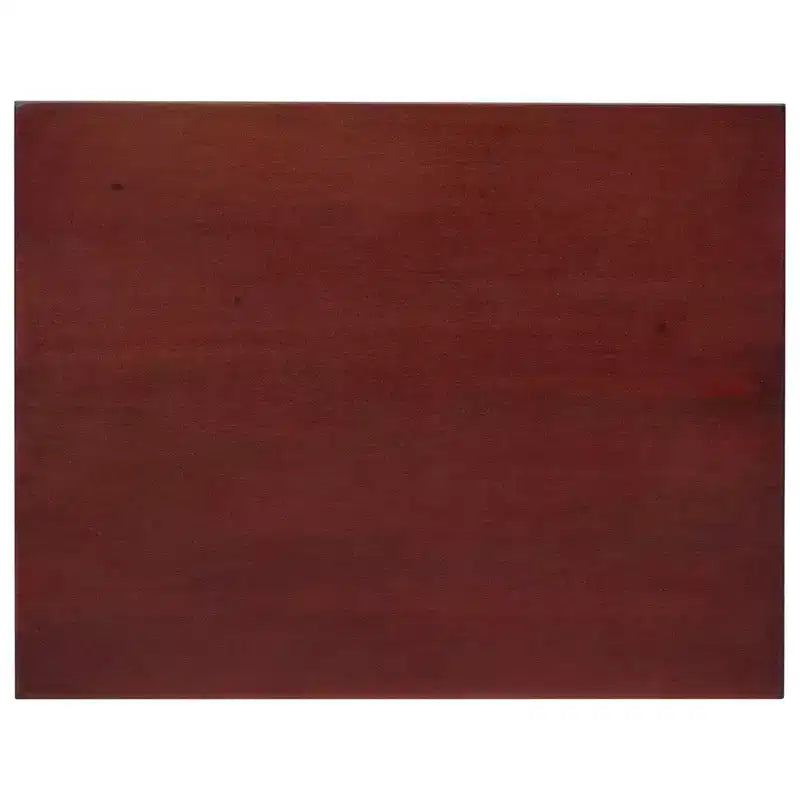 Commode, bois d'acajou massif marron, 45 x 35 x 100,5 cm
